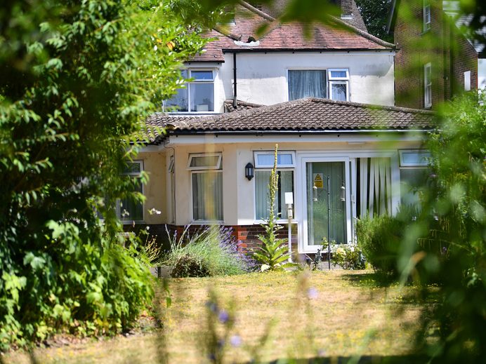 Rear of Friars Lodge seen from the garden